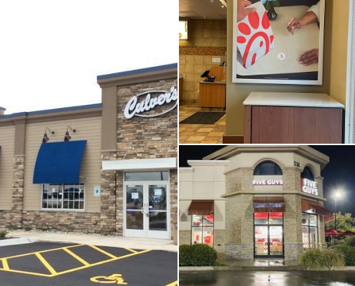 Where to eat Gluten Free for Fast food cover photo collage