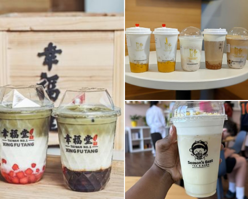 Atlanta bubble tea guide! cover photo collage