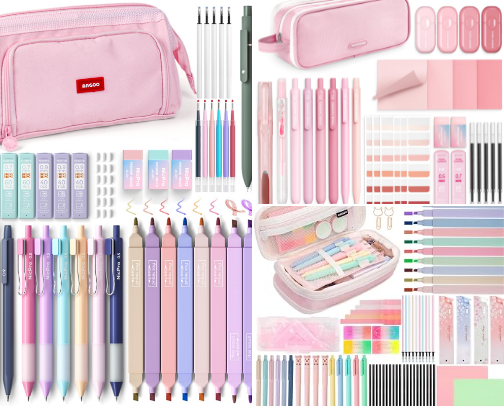 Back to School Stationery Haul cover photo collage