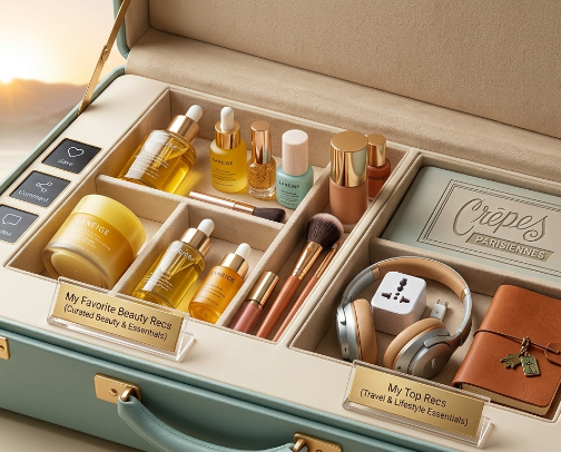 Everyday Beauty & Lifestyle Essentials cover photo collage