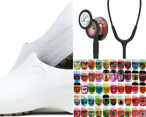 Must-Have Items Every Nurse & Healthcare Worker Needs (Comfort, Tools & Self-Care) 🩺 cover photo collage