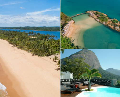 Top Honeymoon Hotels in Brazil cover photo collage