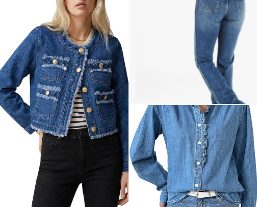 My Denim Favorites on Amazon cover photo collage