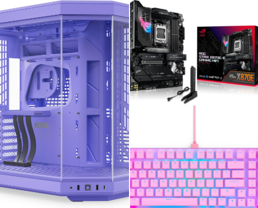 Girly Gaming Setup Essentials (RGB + Cute Desk Finds) cover photo collage
