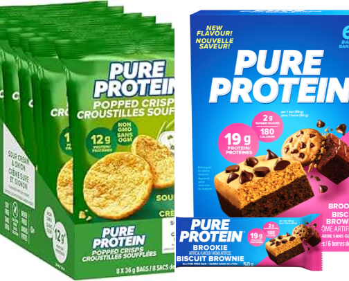 Protein & low cal snacks cover photo collage