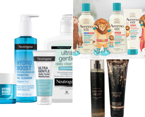 Skin care cover photo collage