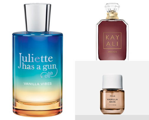 Sweet & Seductive Vanilla Perfumes cover photo collage