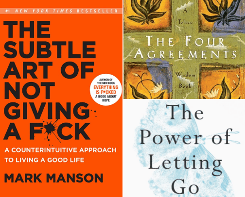 SELF DEVELOPMENT BOOKS cover photo collage