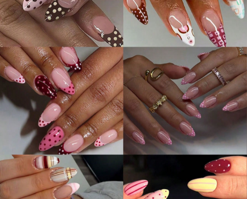 press-on nails favoris & essentials 💅 cover photo collage