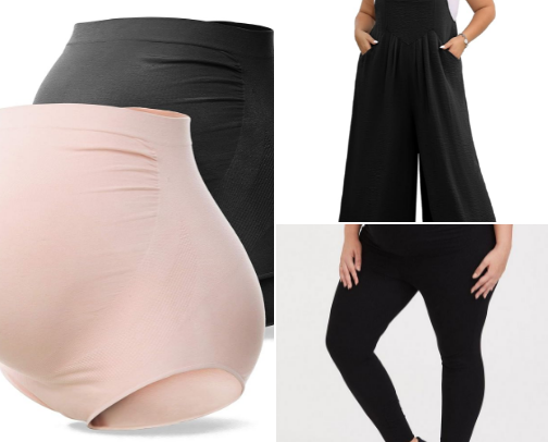 Maternity for plus size mama cover photo collage