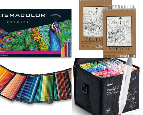 Arts and Crafts Supplies🎨🧶 cover photo collage