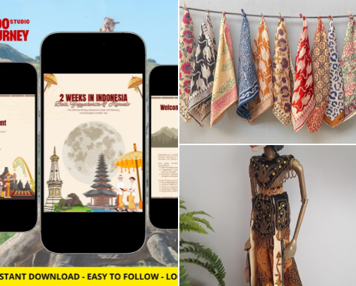 Indonesia:Culture, craft and travel-Java, Bali and  Komodo Island cover photo collage