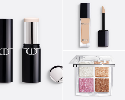Dior makeup cover photo collage