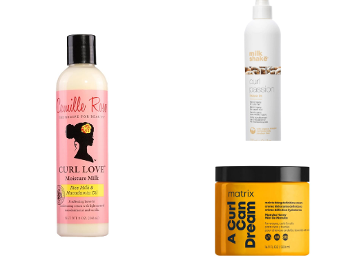 Curly Hair Must Haves cover photo collage