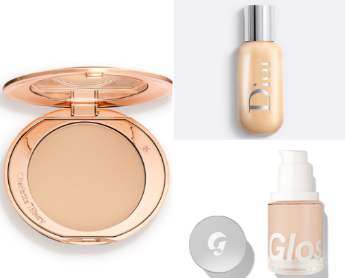 Glow goals 🪄: trending skin essentials cover photo collage