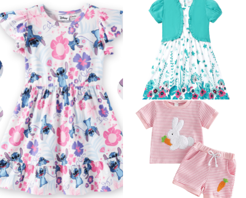 Easter Fashions For Kids of all Ages cover photo collage