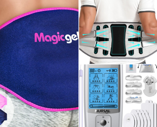 Back Pain Must Haves cover photo collage