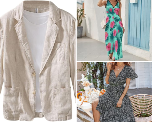 Summer Vacation Outfits cover photo collage
