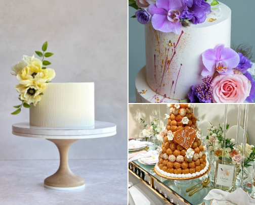 Idées gâteau simples et élégantes cover photo collage