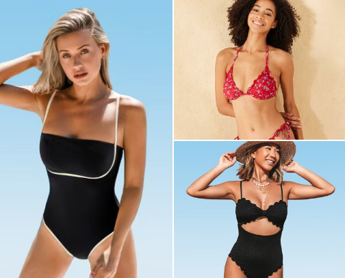 Target swimsuits ! cover photo collage