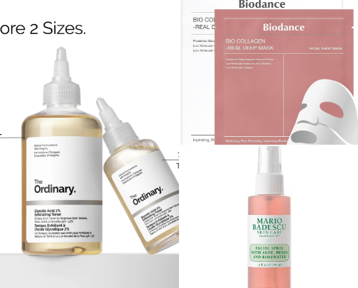 Cheap skincare worth ur time and money cover photo collage