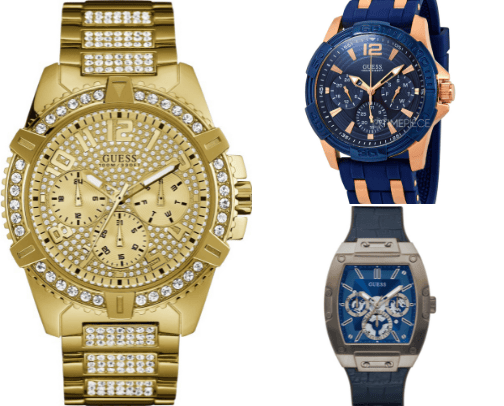Classic and modern watches cover photo collage