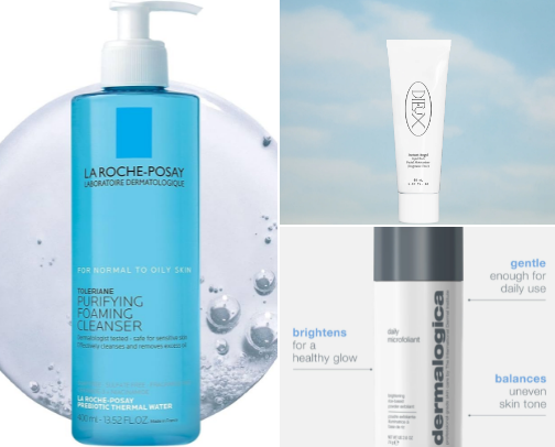 recent skincare purchases cover photo collage