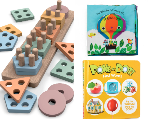 Baby/toddler toy favorites cover photo collage