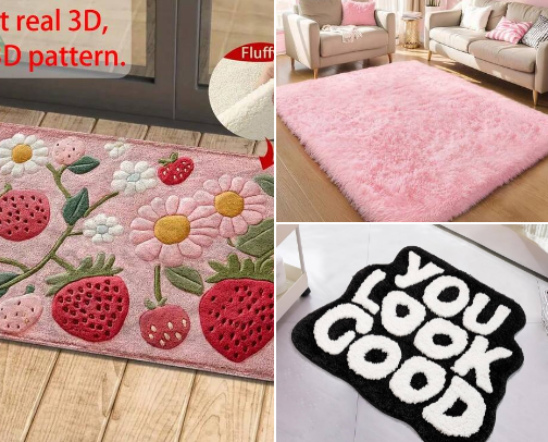 Floor Art & Aesthetic Vibes: The Ultimate SHEIN Rug & Mat Edit cover photo collage