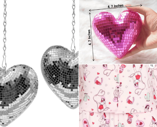 Disco Galentine's Day cover photo collage