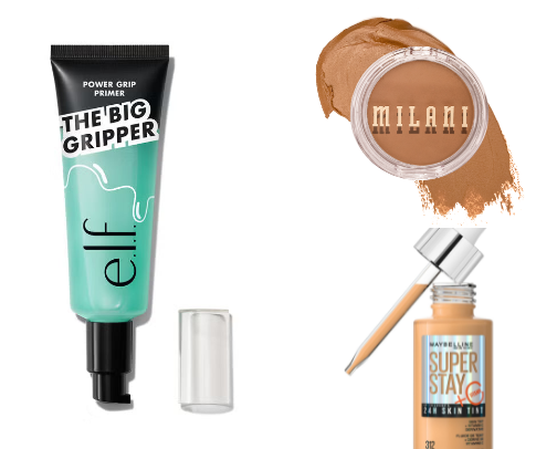 Affordable makeup routine cover photo collage