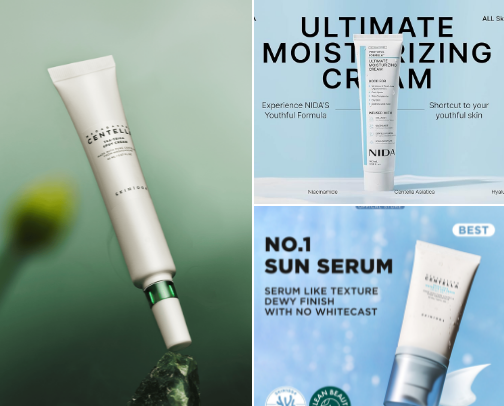Skincare products that are clearing my skin 🧴 cover photo collage
