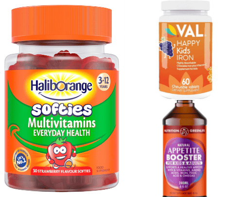 Supplements for your little ones. cover photo collage