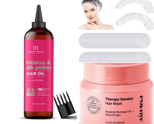 Natural Hair Care cover photo collage