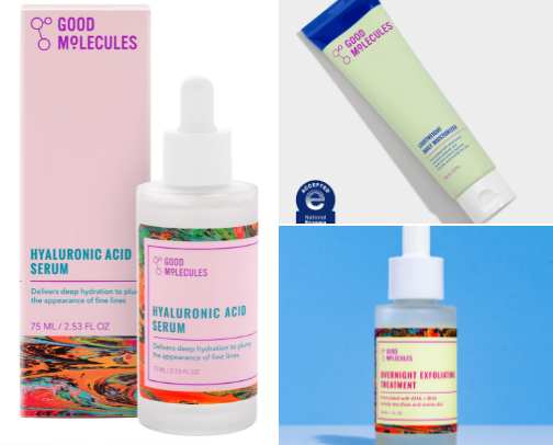 affordable college skincare routine cover photo collage