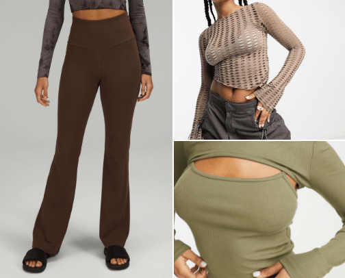 ASOS neutral tone clothes cover photo collage
