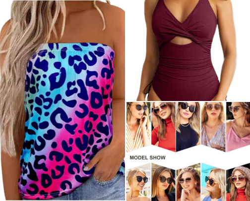 Sun-kissed and chic! cover photo collage