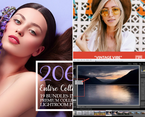 Recommended Presets cover photo collage