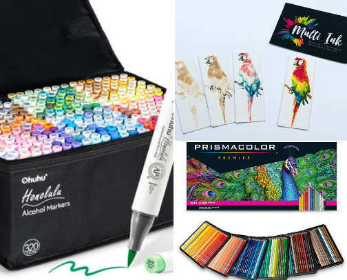 Favorite Art Supplies cover photo collage