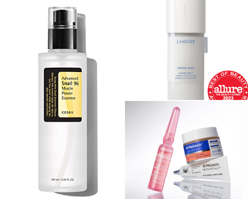 Skin care cover photo collage