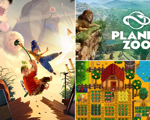 Games cover photo collage