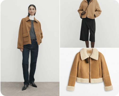 Jackets for Autumn lovers FEMALE/MALE cover photo collage