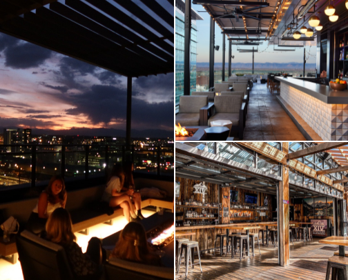 Denver Rooftop Bars cover photo collage