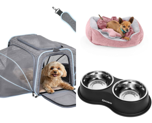 Pet supplies cover photo collage