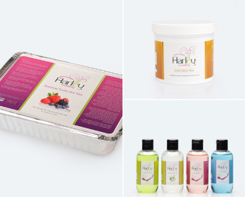 All things waxing - products for professionals & clients cover photo collage