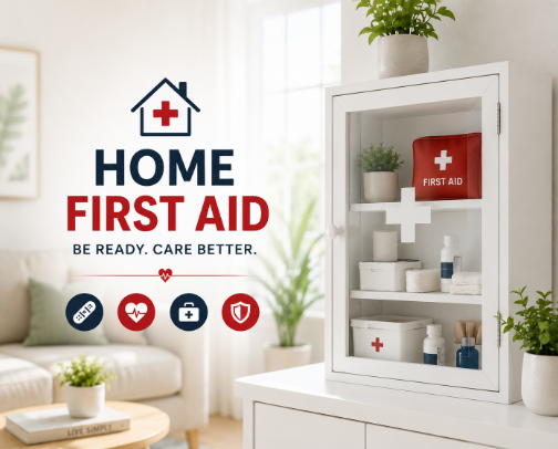 Home First Aid & Emergency Care Kit: Practical Essentials Every Family Should Keep Ready cover photo collage