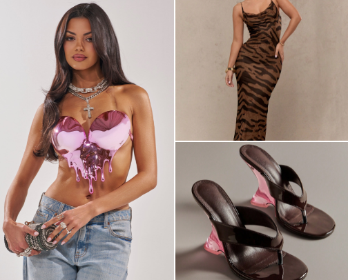 Fashion cover photo collage
