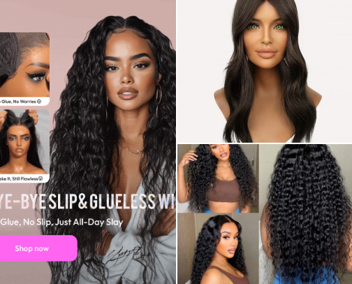 Best wigs cover photo collage
