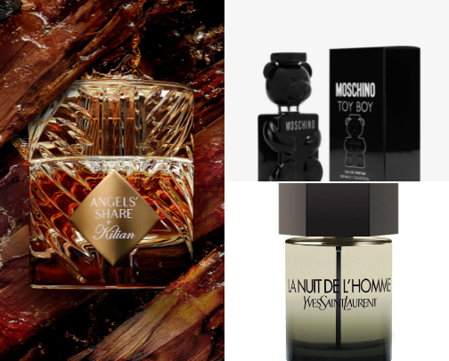 Male perfumes for winter ❄️☃️ cover photo collage