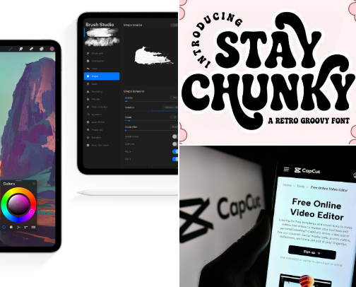 Create More, Spend Less: Budget friendly tools for crafting & content creating cover photo collage